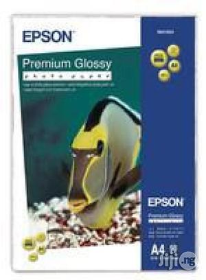 Epson A4 Premium Glossy Photo Paper, 50 Sheets, 255 G/M.