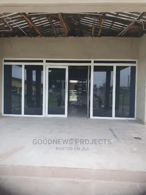 Aluminium Double Door With Sides Fixed