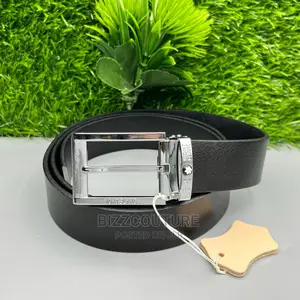 Original MONT BLANC Leather Belts Available in Store