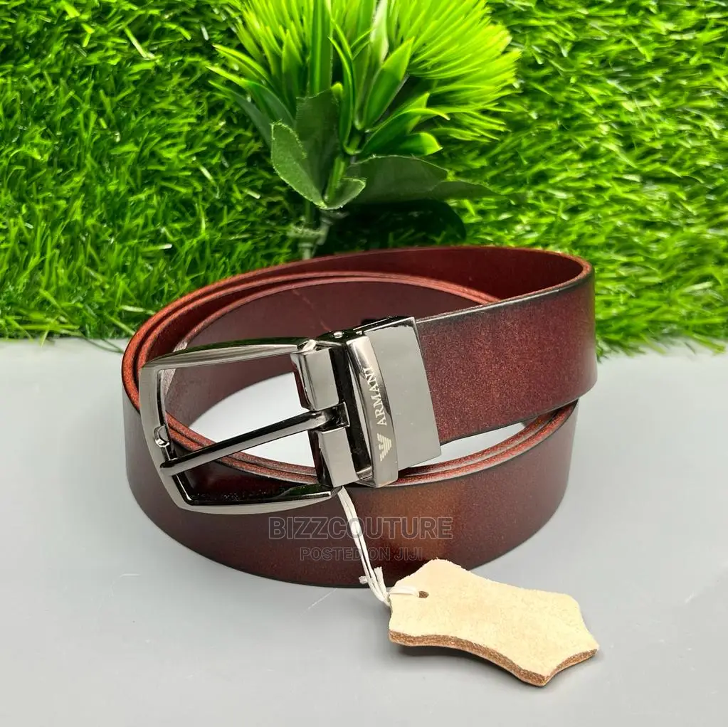 Original ARMANI Leather Belts Available in Store