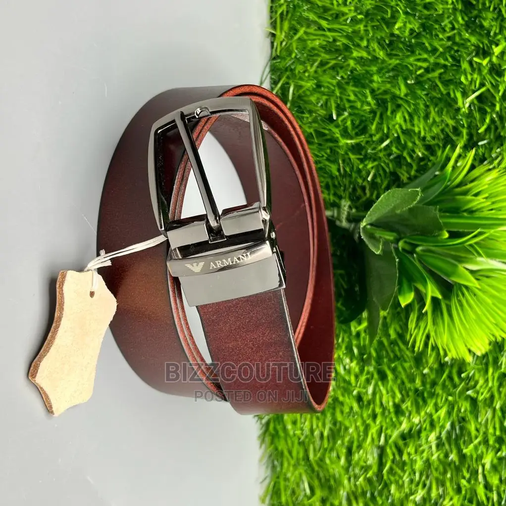 Original ARMANI Leather Belts Available in Store