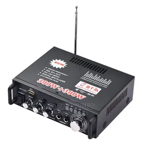 Mini Audio Power Amplifier 2ch 300w+300w With Remote Control