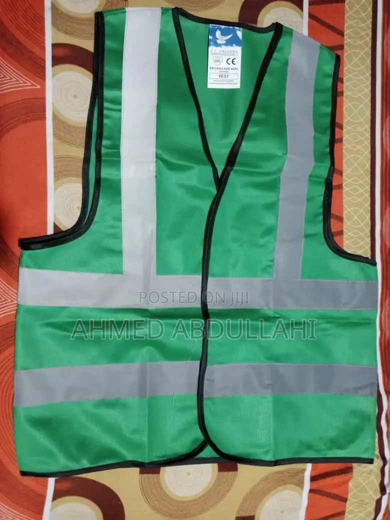 Blue Reflective Jacket/Green