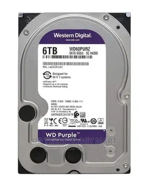 Western Digital 6 Terabyte Desktop/Cctv Dvr Hard Disk Drive