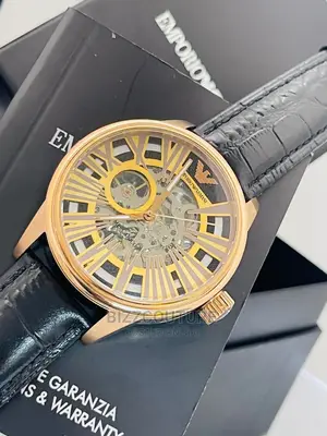 Original EMPORIO ARMANI Leather Strap Available in Store