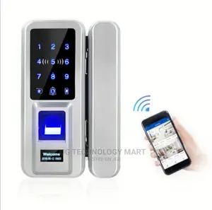 Glass Door Access Control, Keyless Biometric Door Lock