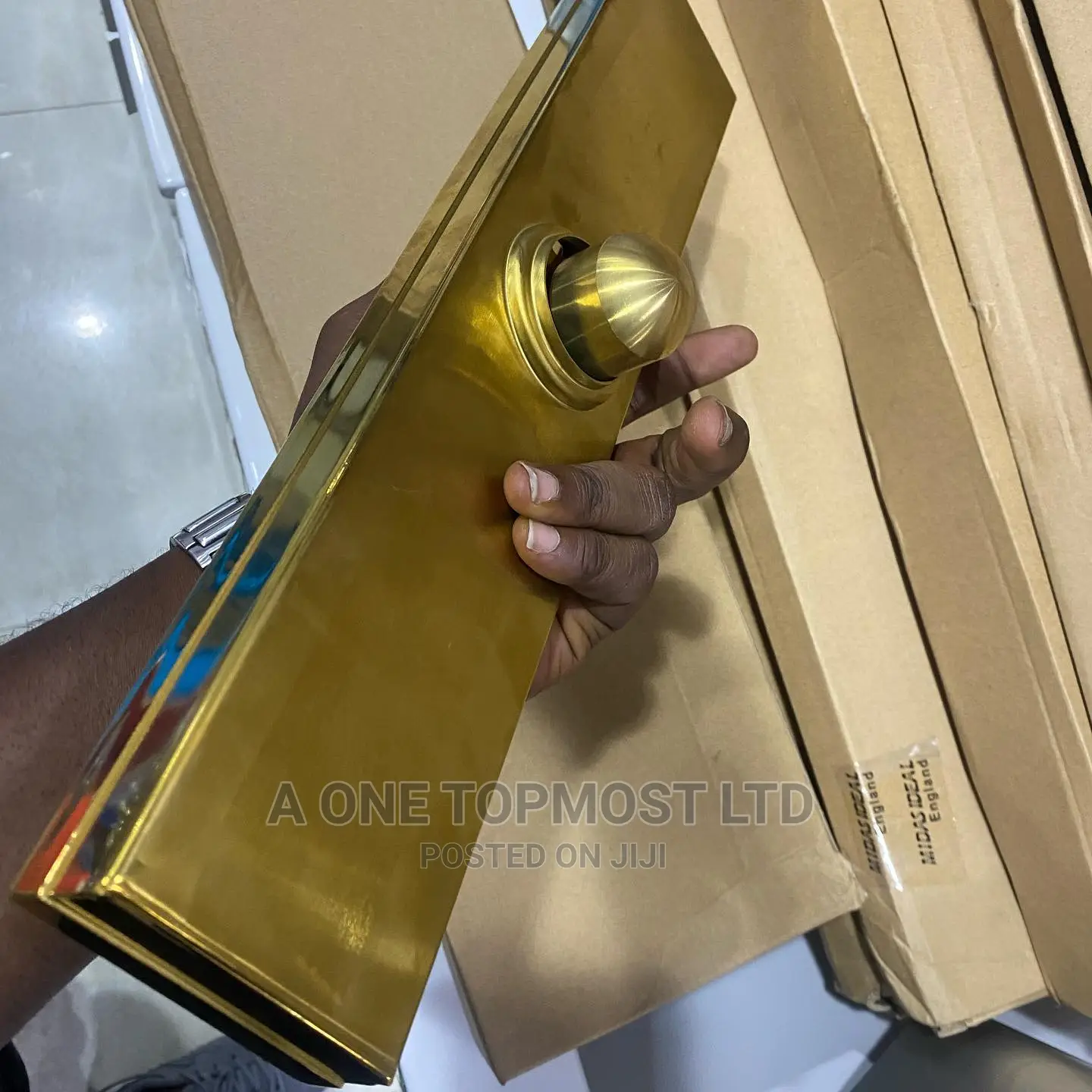 Gold Floor Drain 40cm
