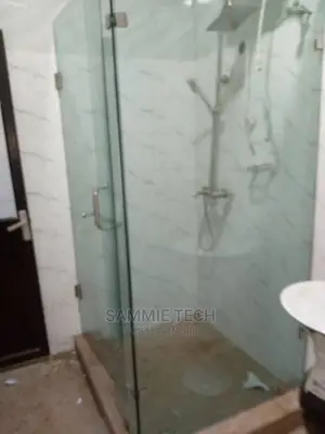 Toilet Cubicle With Hindge Door Open