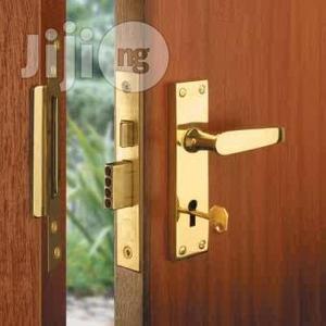 Reinforced High Grade Mahogany Security Door