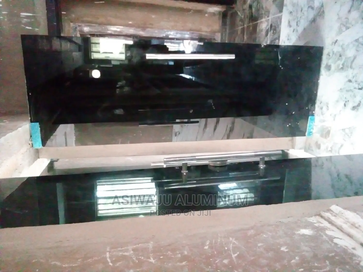 Dark Framless Doors