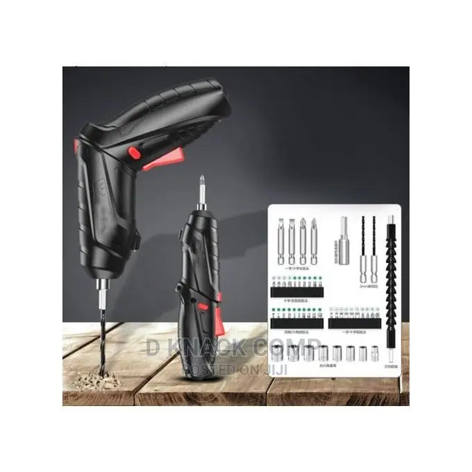 Rechargeable 3.6V Electric Screwdriver, Cordless Drill