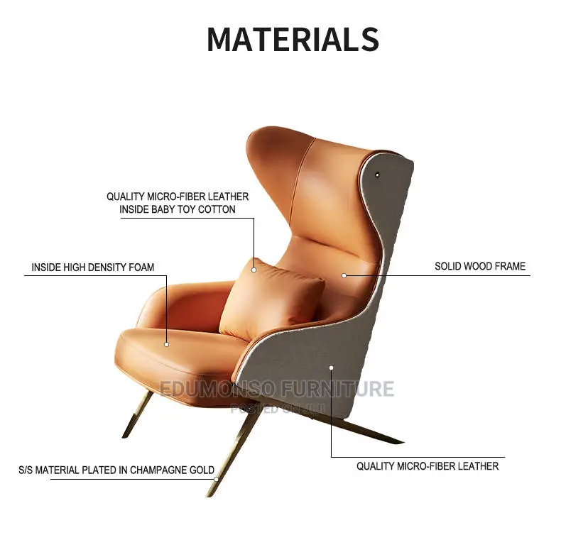 Nordic Luxury Single Sofa Chair
