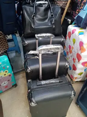 Set of 4 Imported Original Plain Traveling Luggage Boxes