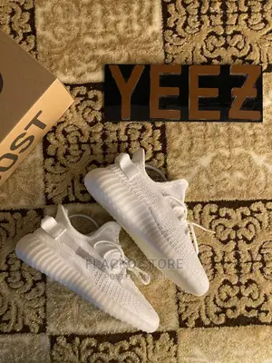 Original Adidas Yeezy Boost 350 Bone Sneakers