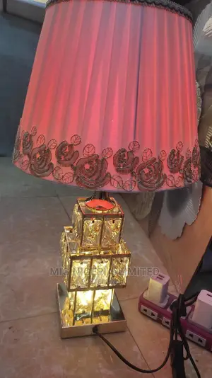 Acleric Gold Bedroom Bedside Table Lamp Light Up and Down