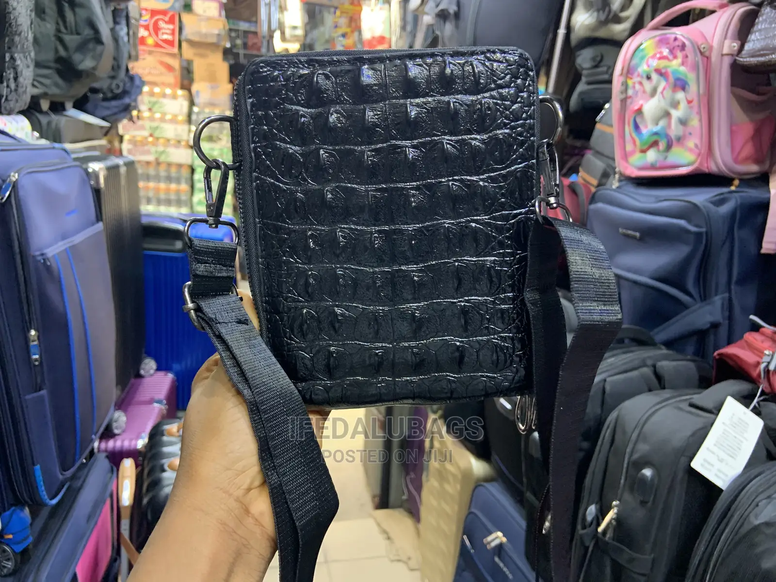 Small Size Quality Leather Side Bag