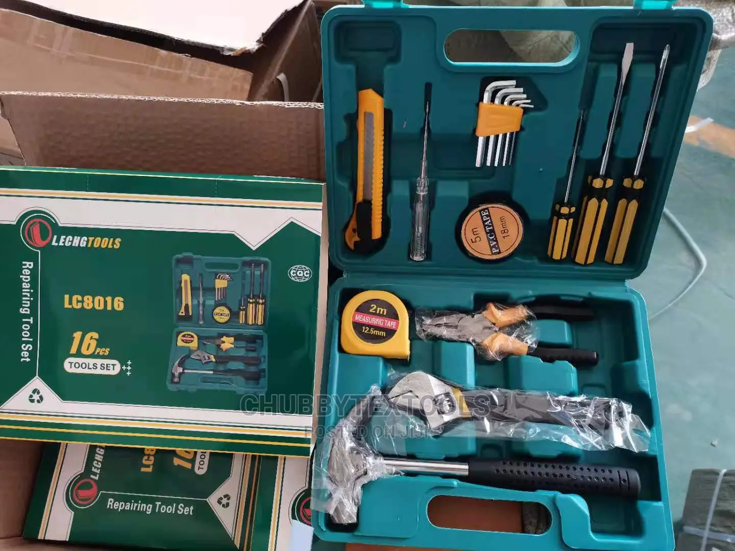 16pcs Multi Purpose Engineering Tools Box