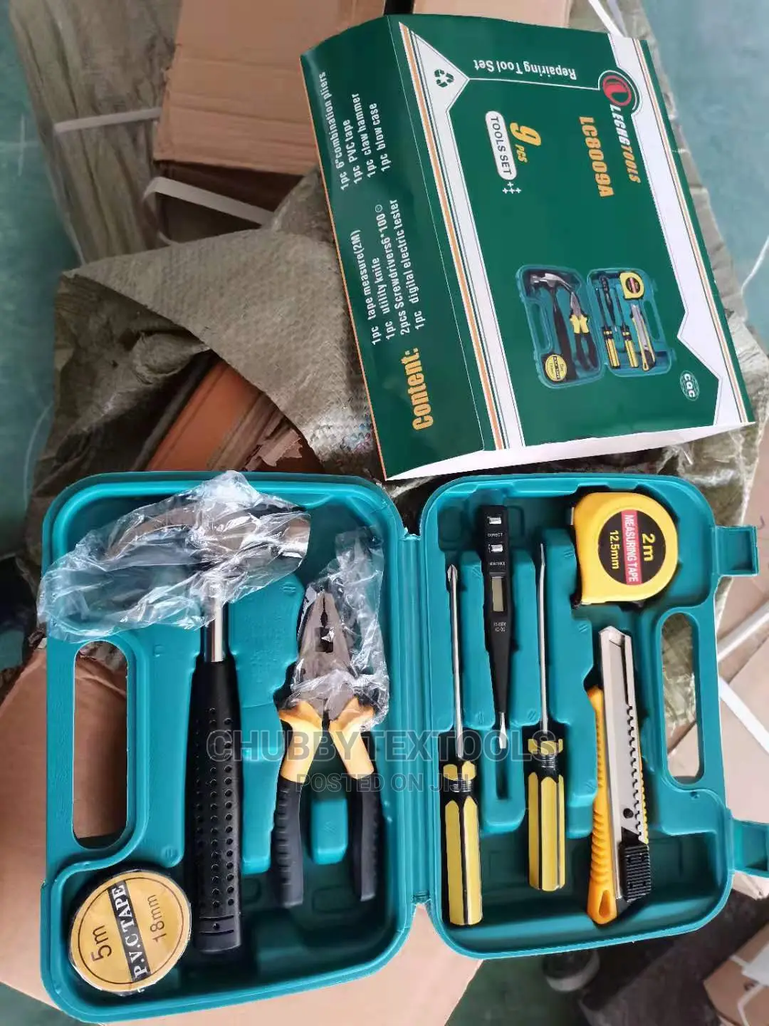 9pcs Multi Purpose Engineering Tools Box