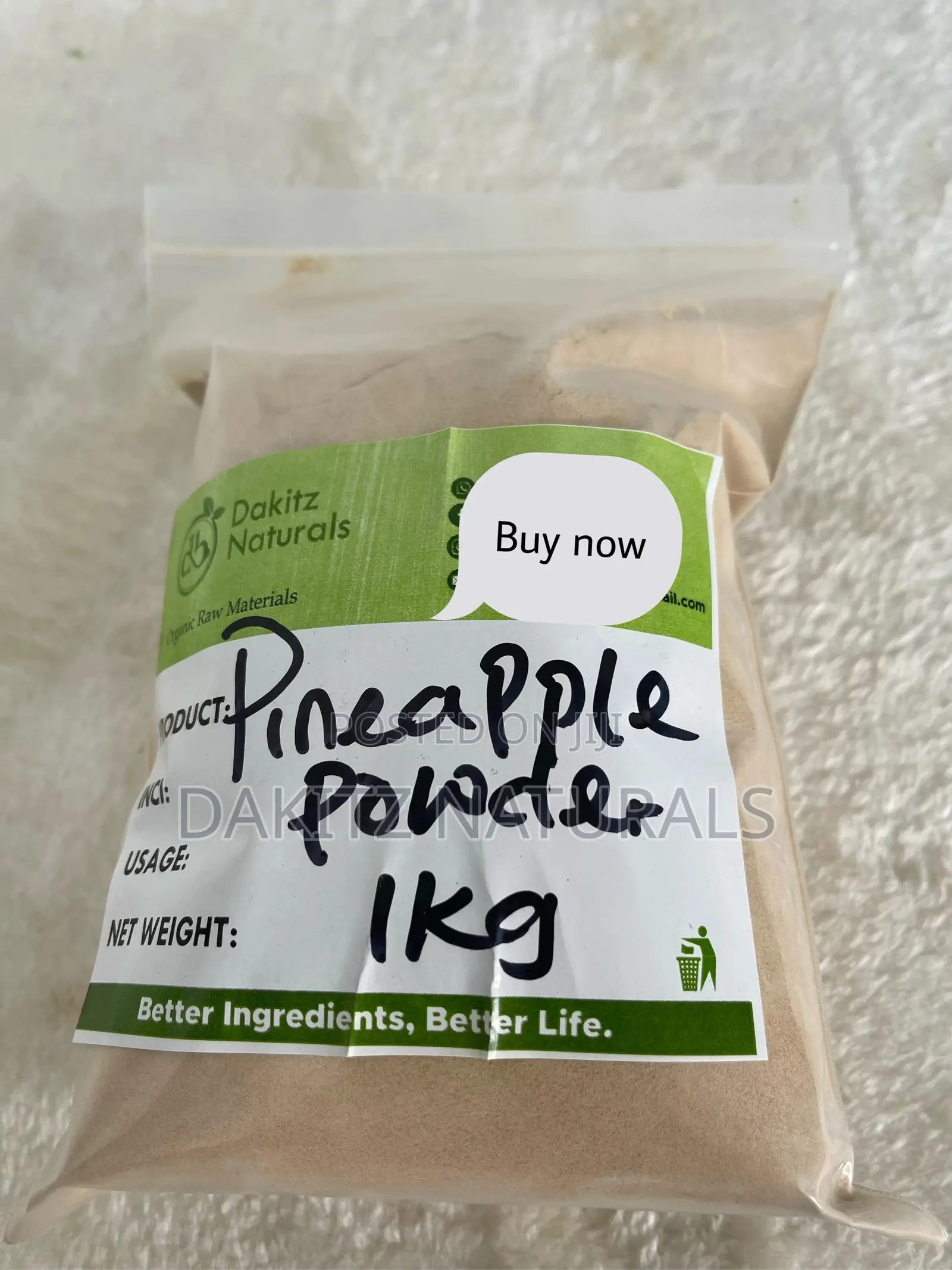Pineapple Whole Powder 1kg