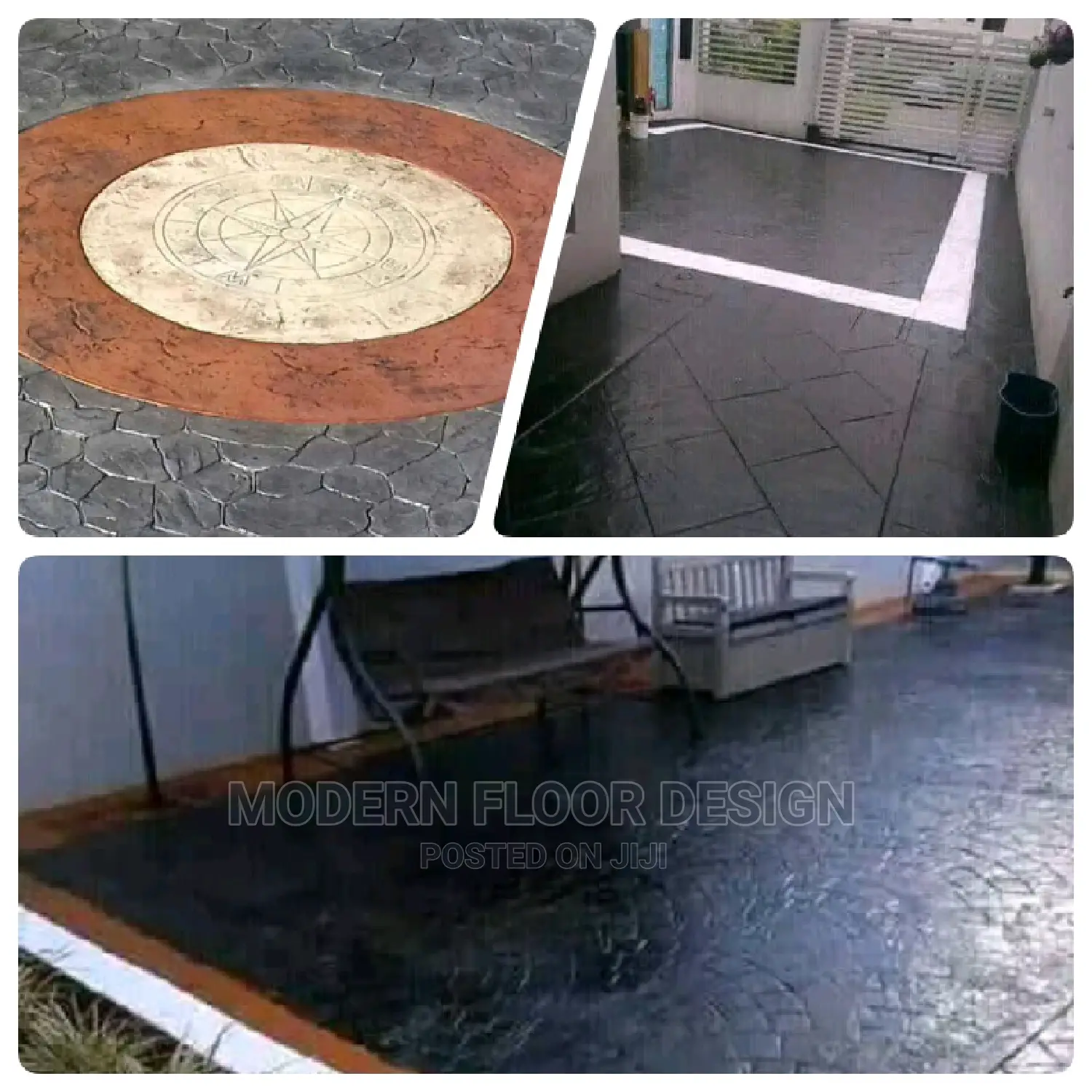 Mostly Captol Modern Stamps Floor