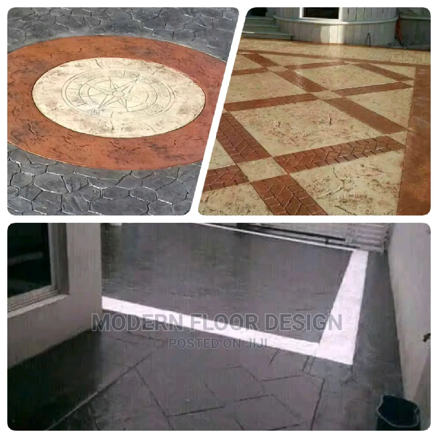 Mostly Captol Modern Stamps Floor