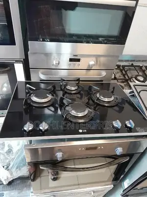 LG Tampered Glass Cabinet Gas Cooker