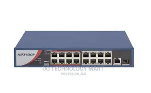 Hikvision DS-3E0318P-E/M(B) 16-Port Unmanaged Poe Switch