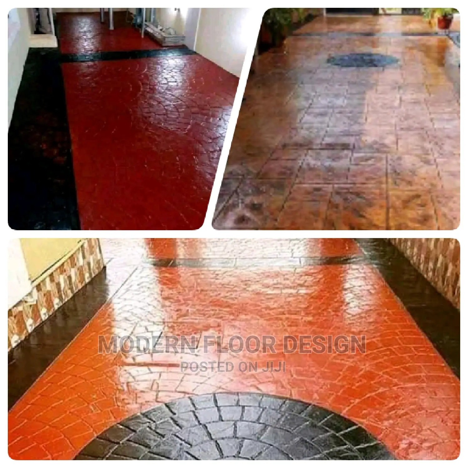 Parliu Concrete Modern Stamps Floor