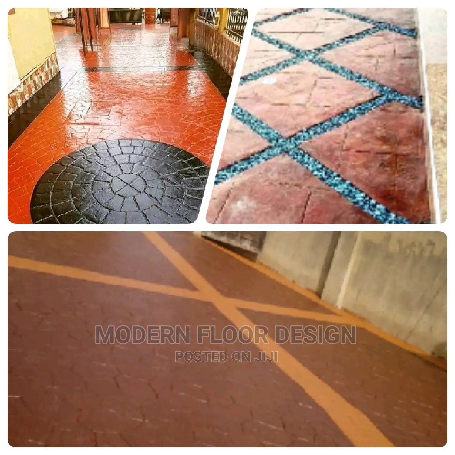 Parliu Concrete Modern Stamps Floor