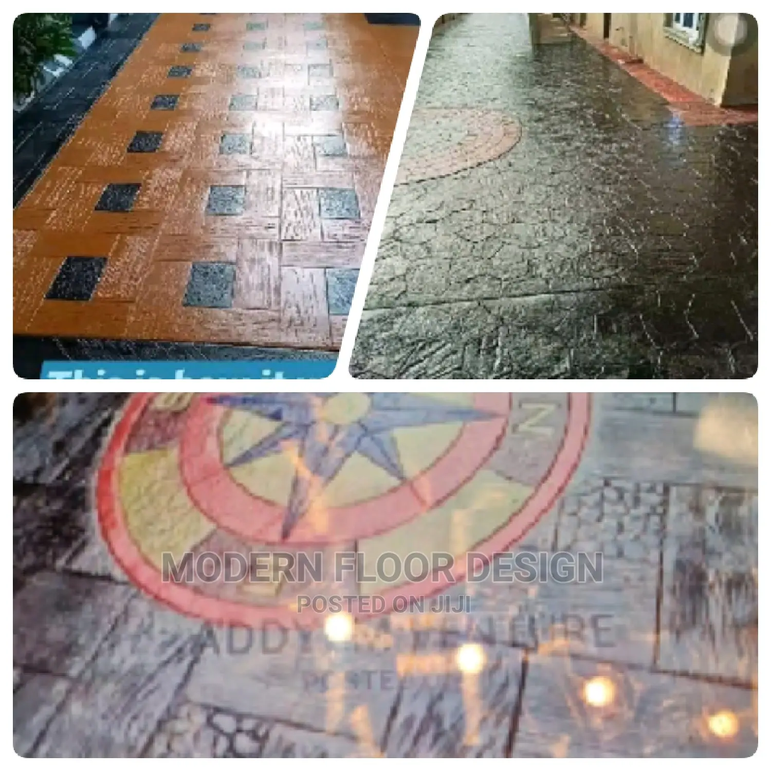 Most Solid Modern Stamps Floor