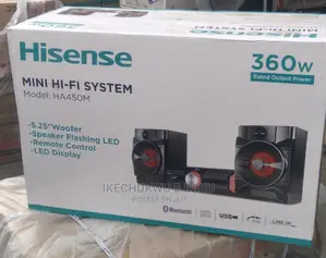 Hisense Mini Hi-Fi System Model: Ha450m 360w