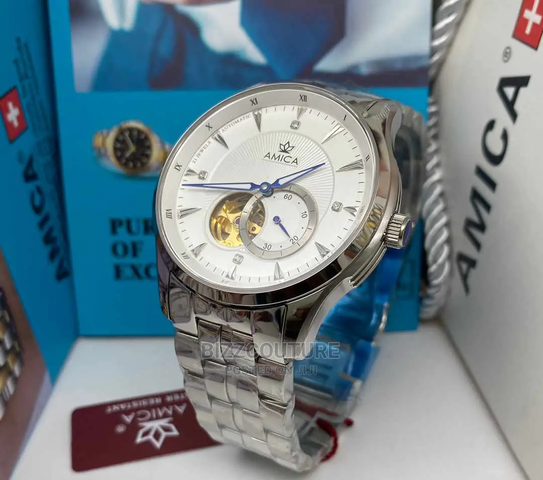 Original AMICA Full Steel Automatic Watch Available in Store