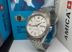 Original AMICA Full Steel Automatic Watch Available in Store