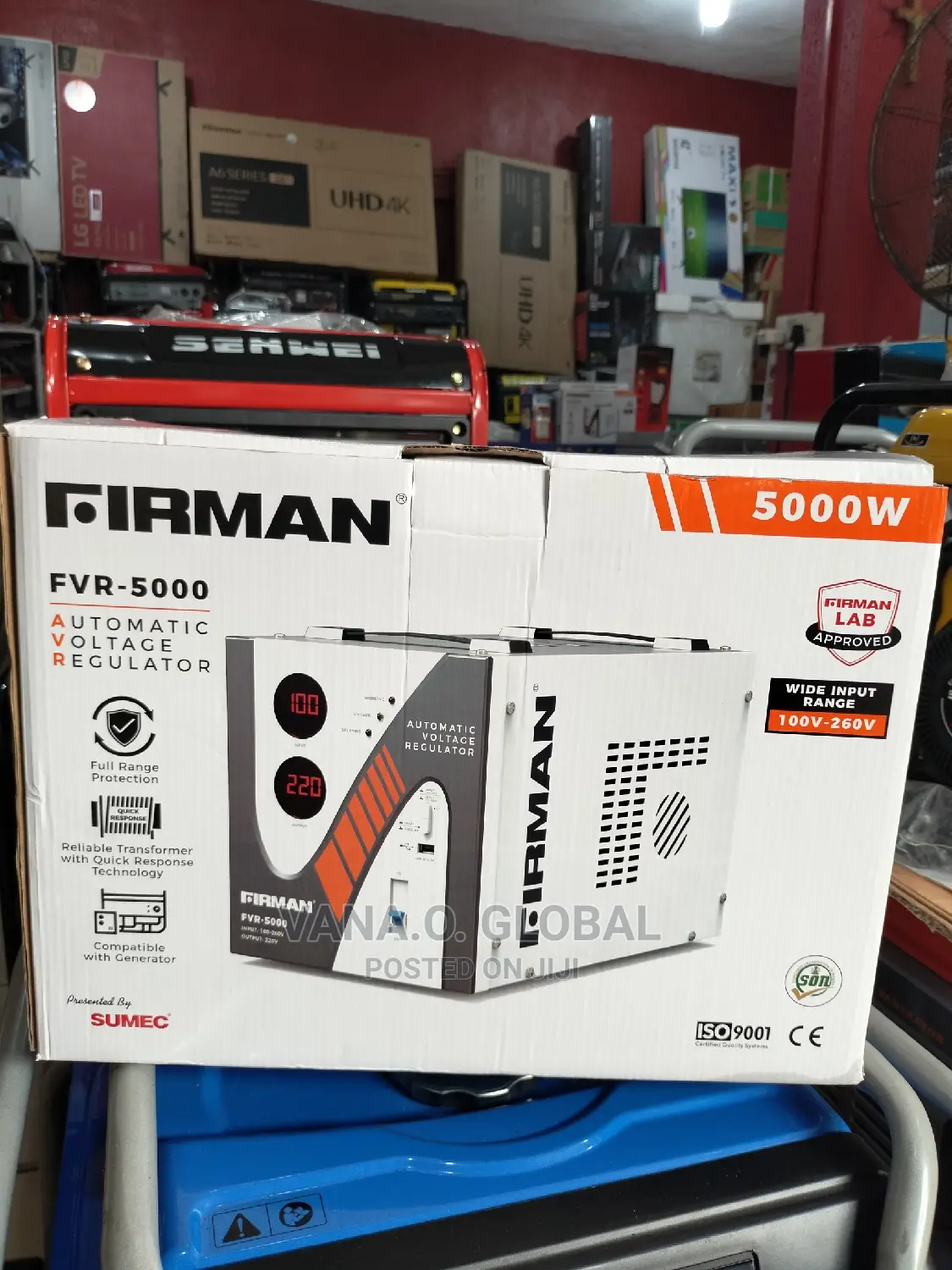 Stabiliser Firman 5000watts