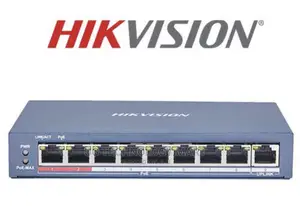 Photo - DS-3E0109P-E 8-Port 100 Mbps Unmanaged Poe Switch