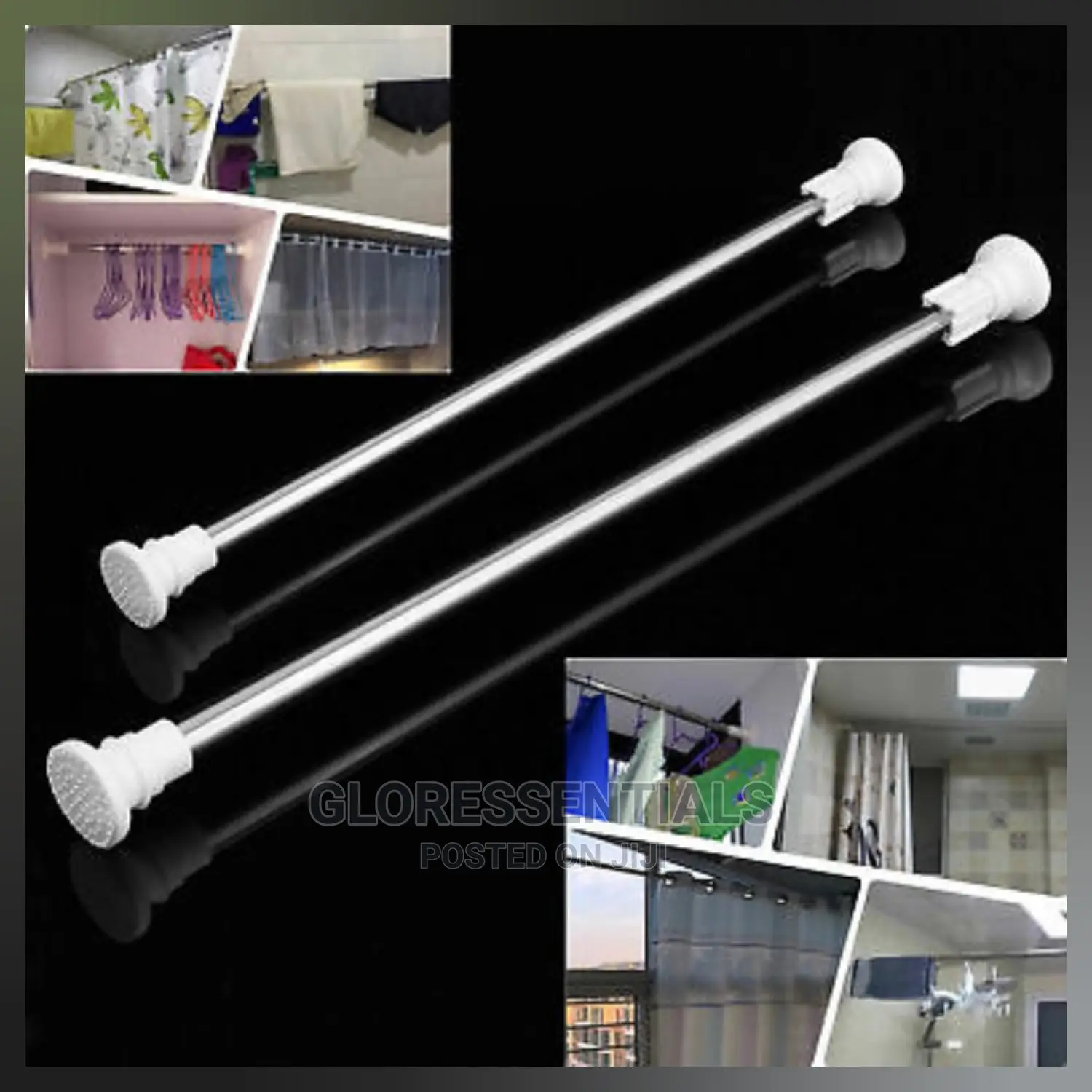 Extendable Shower Curtain/Household Hanging Pole