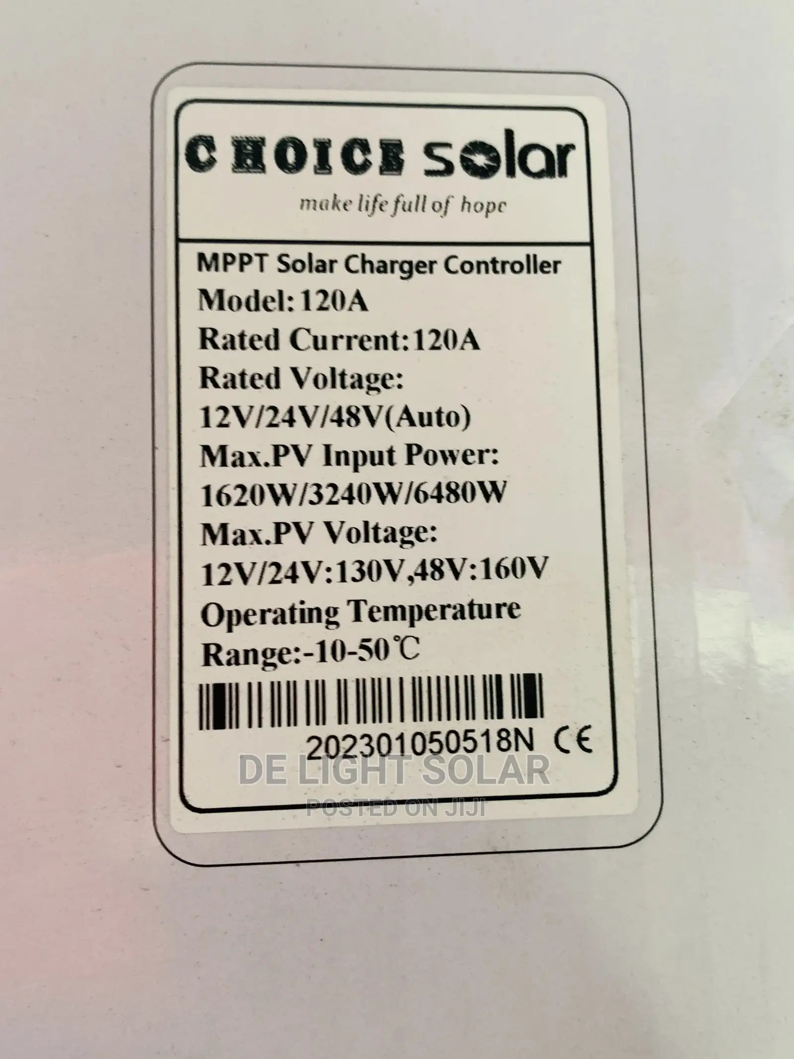 120ah Choice Solar Inverter