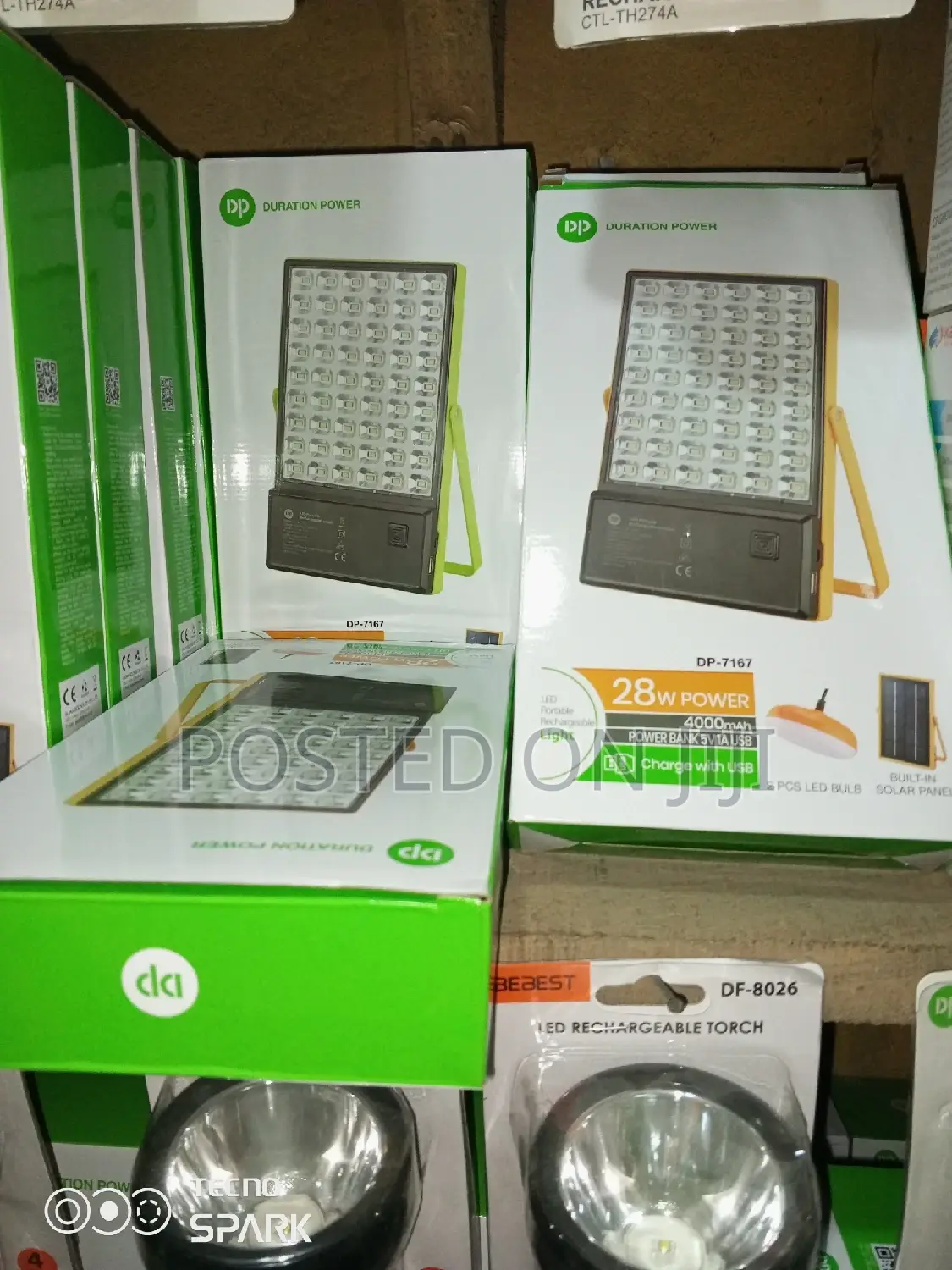 Durablepower Solar Rechargeable Lamp/Light