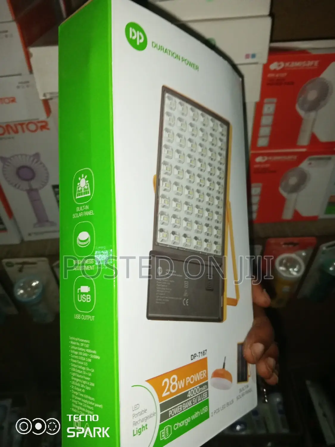 Durablepower Solar Rechargeable Lamp/Light