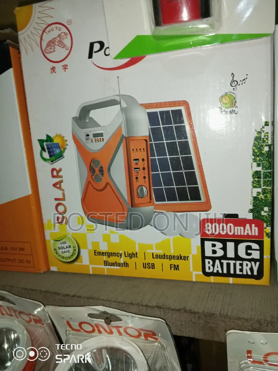 Solar Rechargeable Lamp/Light