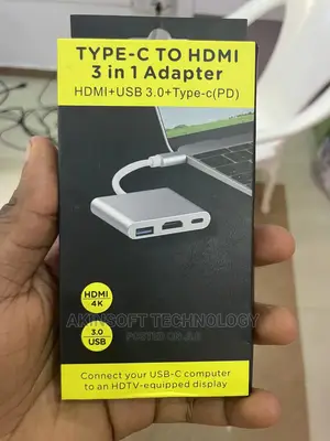 3 in 1 Type C USB Hub