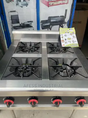 Industrial 4 Burner Gas