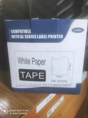 Brother Label Tape DK22205 62mm 30.48mm