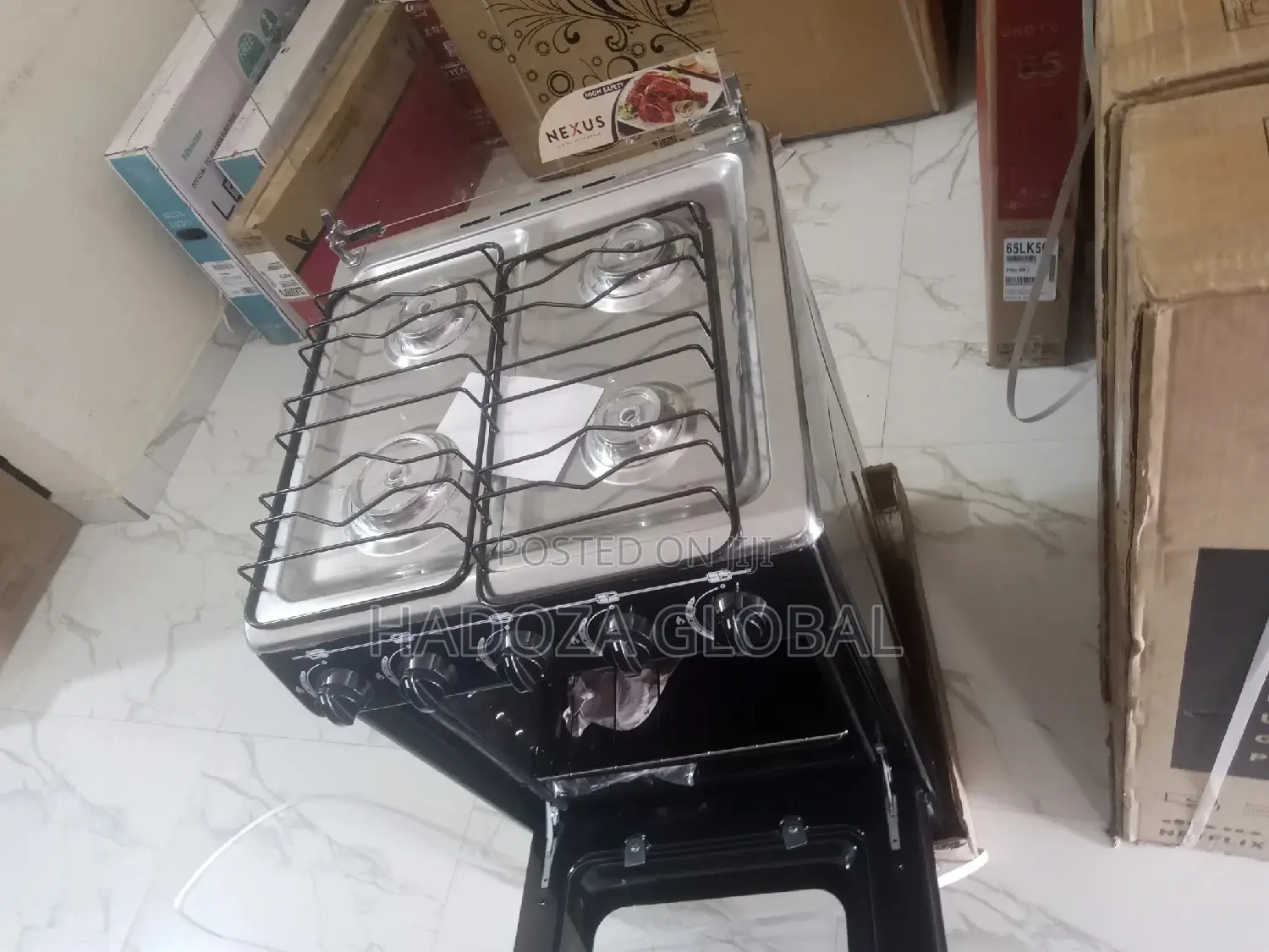 Nexus 4 Gas Burner With An Automatic Cut Off Timer