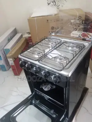Nexus Standing Gas 4 Burner With A Glass Cover