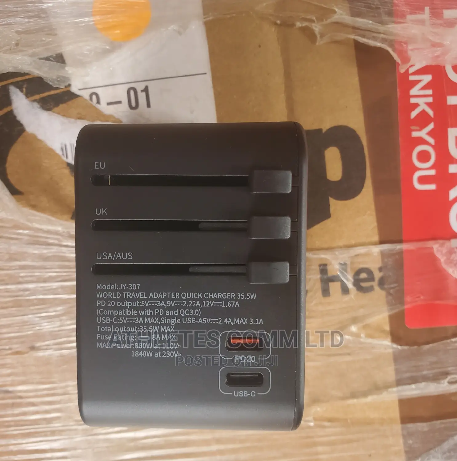 Universal Adpter With 3usb and 2type C Pots 35watts