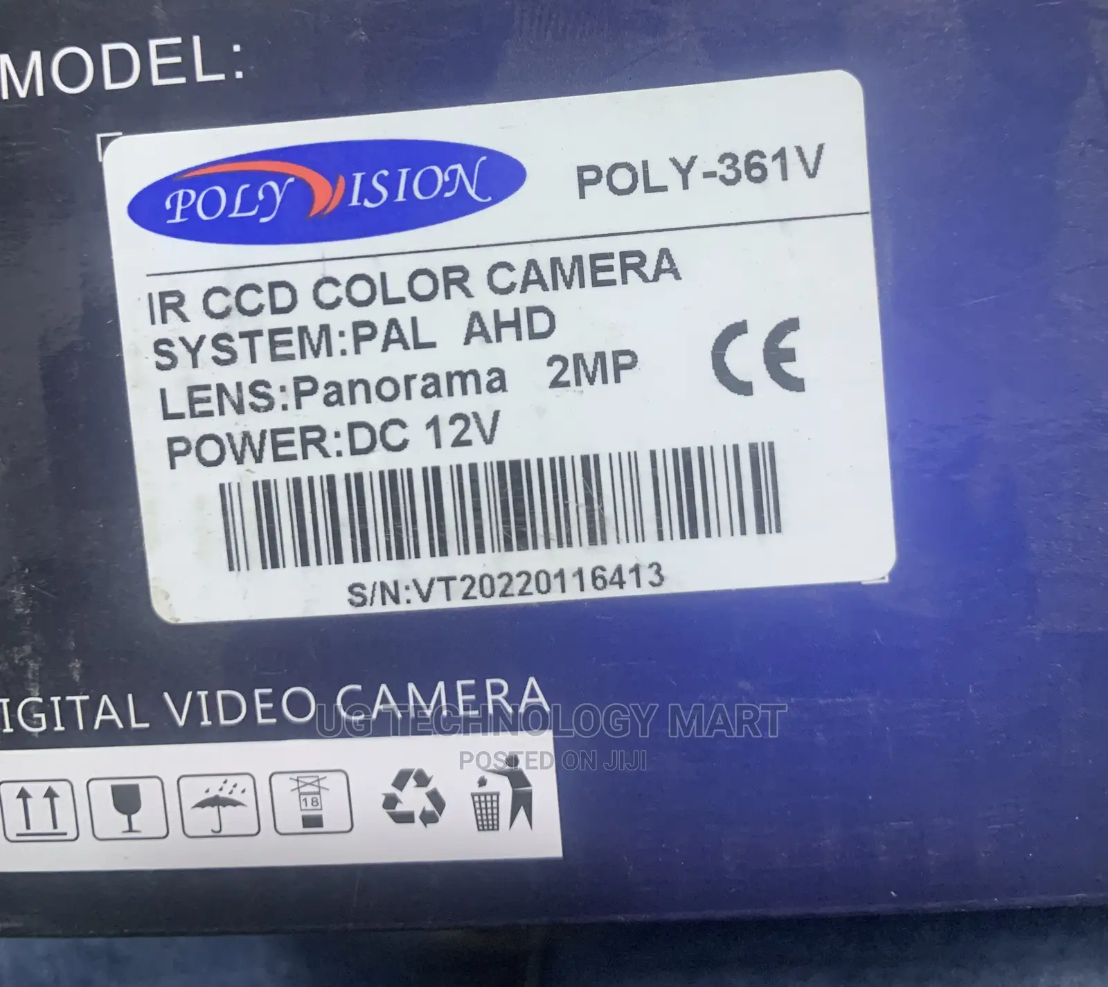 Wired Cctv 360° Panoramic 3d Camera 2mp Camera