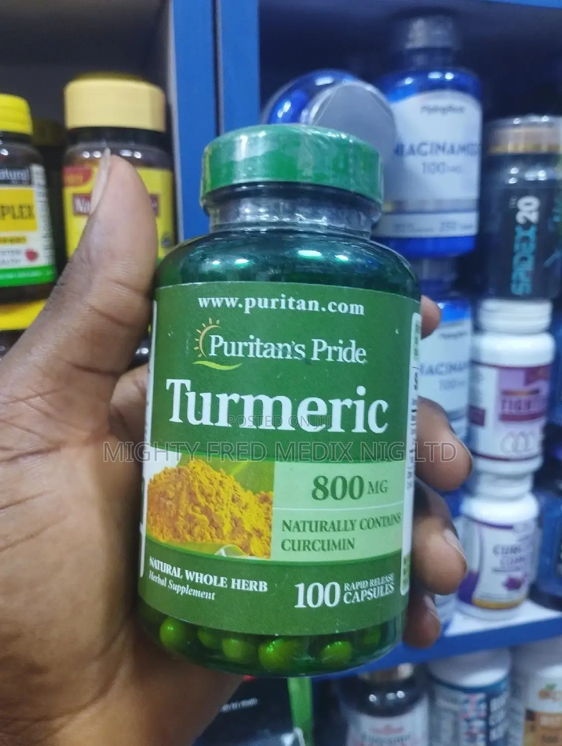 Puritans Pride Turmeric 800mg