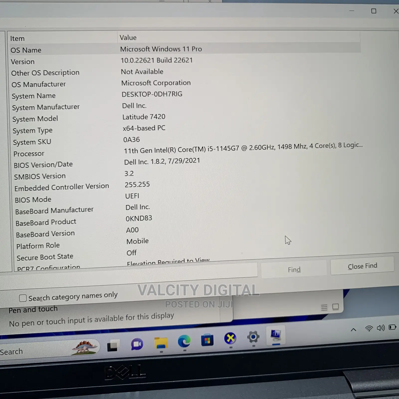 Laptop Dell Latitude 7420 16GB Intel Core i5 SSD 512GB