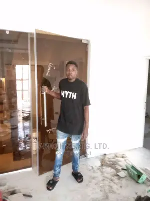 Tinted Glass Swing Door